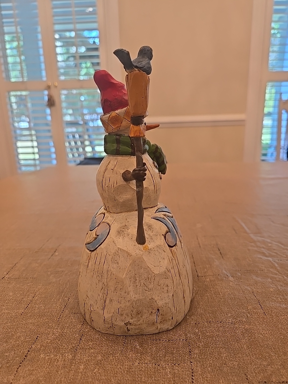 Jim Shore Folklore Collection "Snowman with Broom" Figurine ORIGINAL BOX - Picture 5 of 10